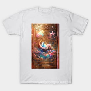 Golden Gate to the Ocean Waves Beach Paradise | Wise Mystical T-Shirt